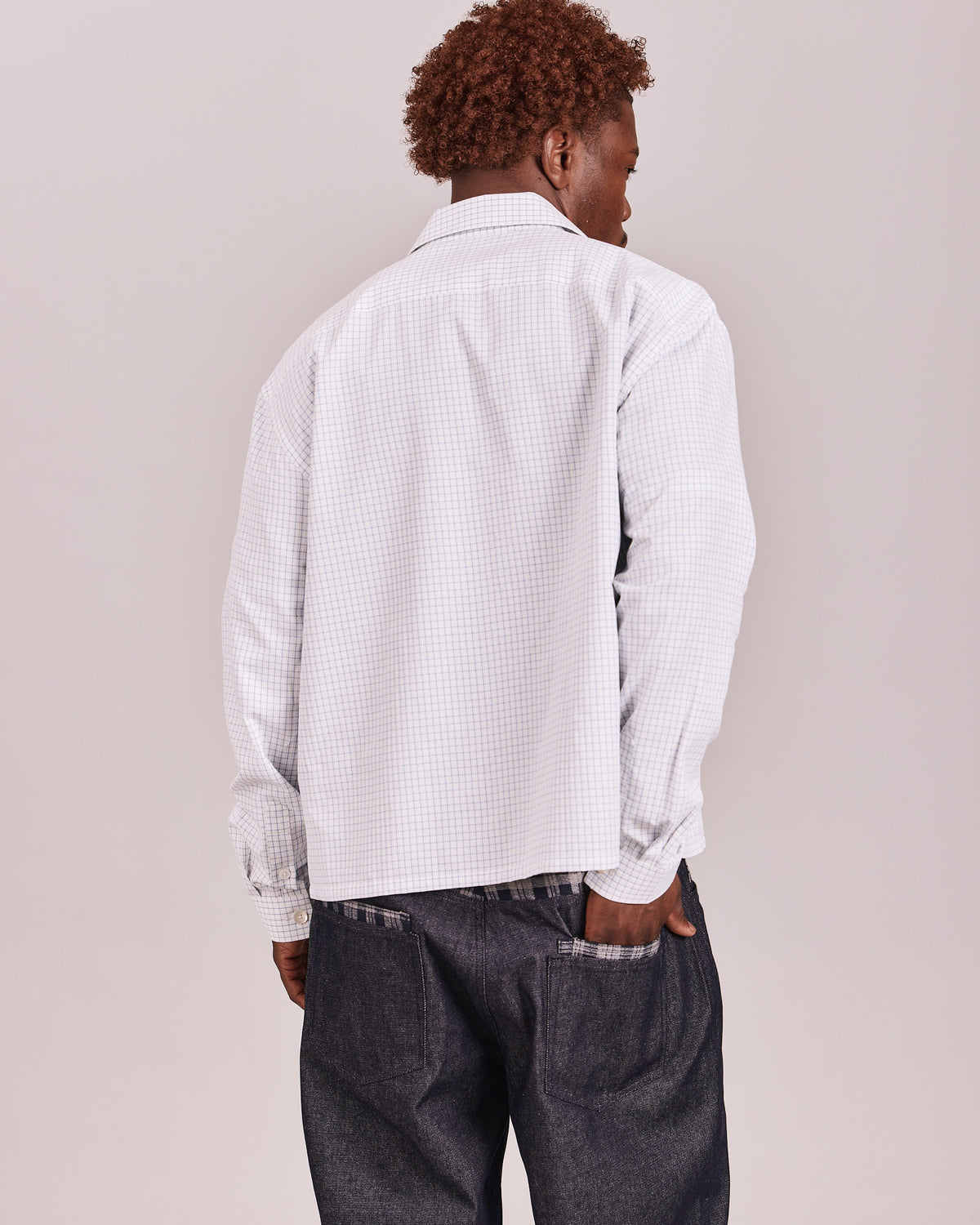 LS Checkered Shirt - Blue Braid
