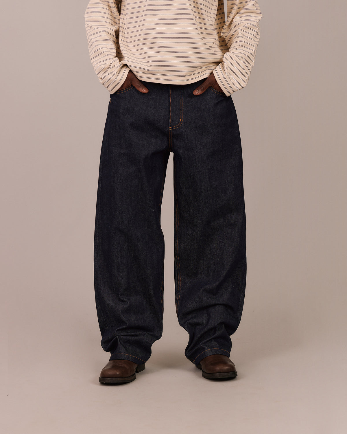 Baggy Selvedge Jeans - Indigo