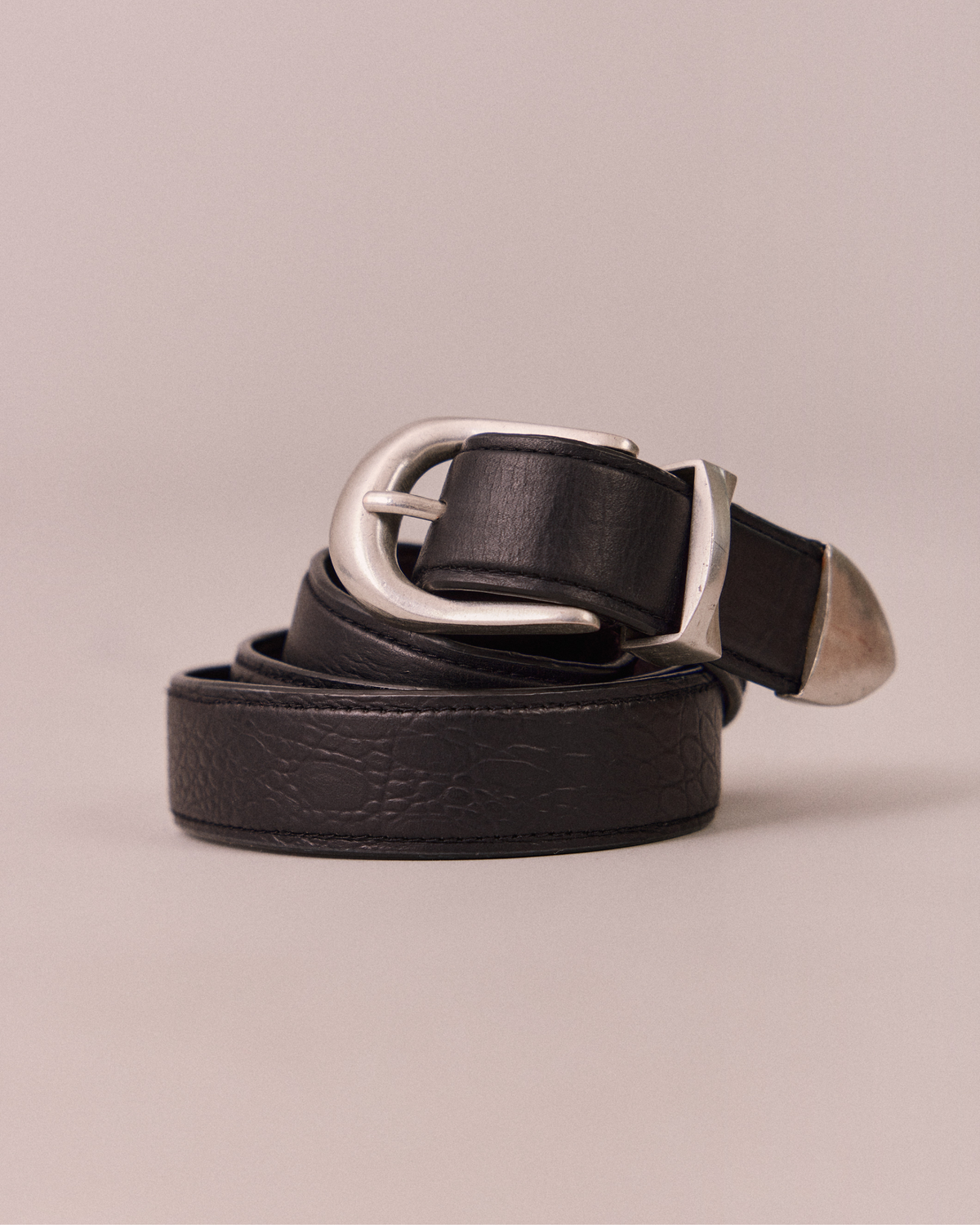 Leather Belt - Black