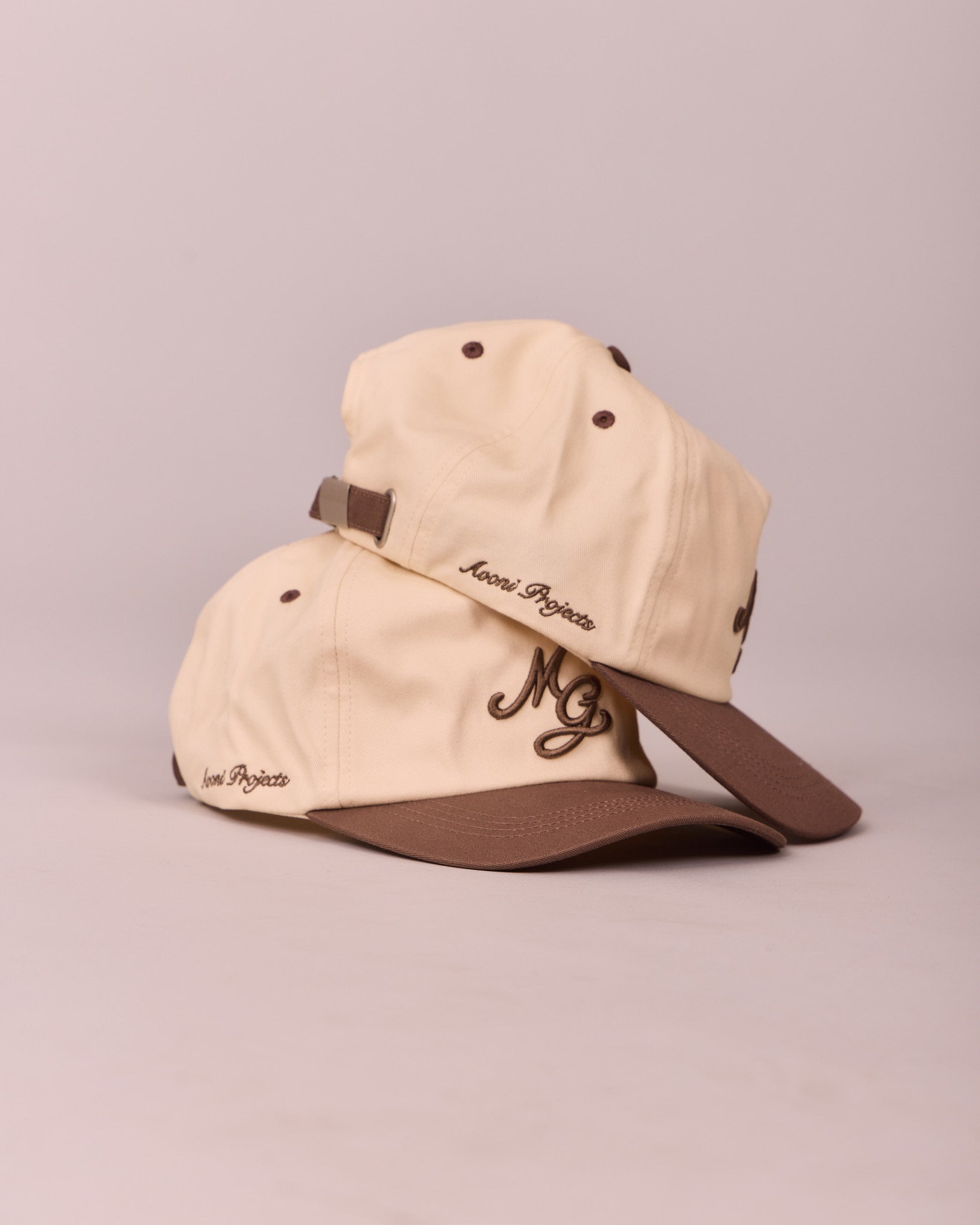 MG x Avoni 5-Panel Logo Cap - Brown
