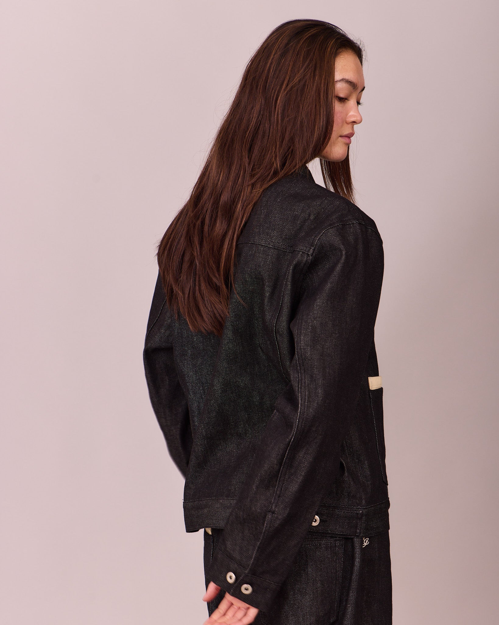 MG x Avoni Slub Selvedge Jacket - Black
