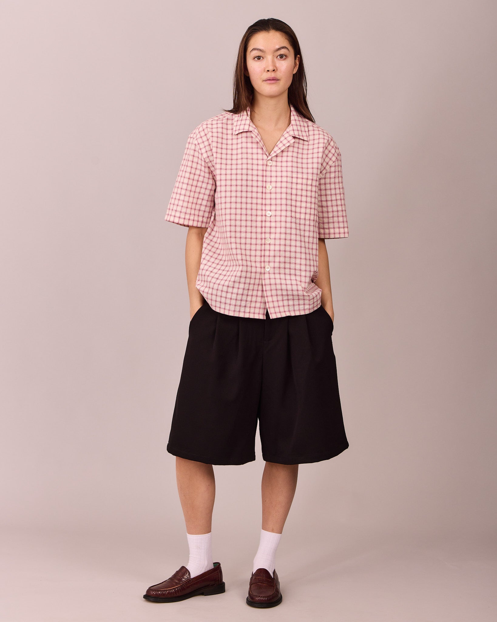 SS Checkered Shirt - Red/White