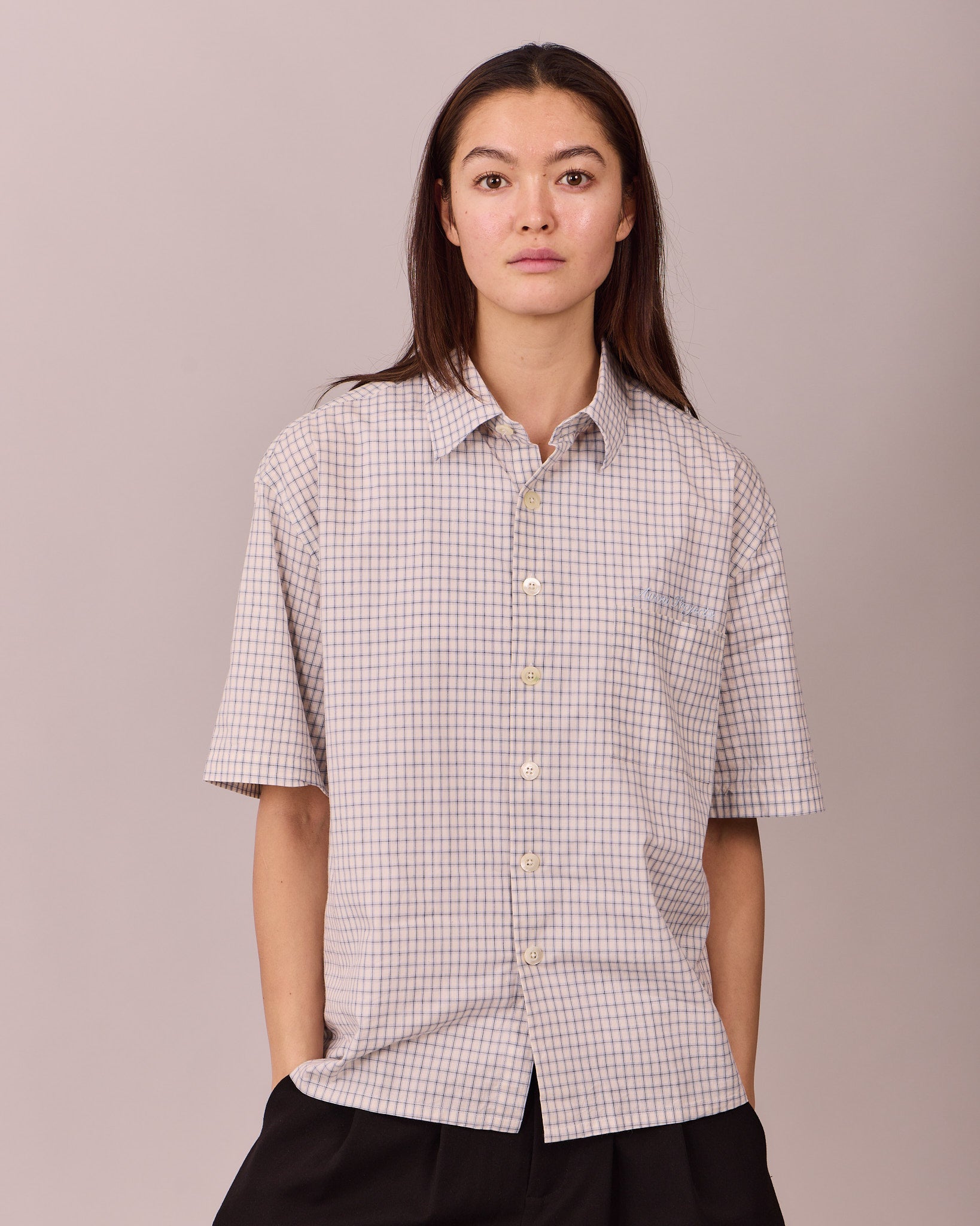 SS Checkered Shirt - Blue/Navy