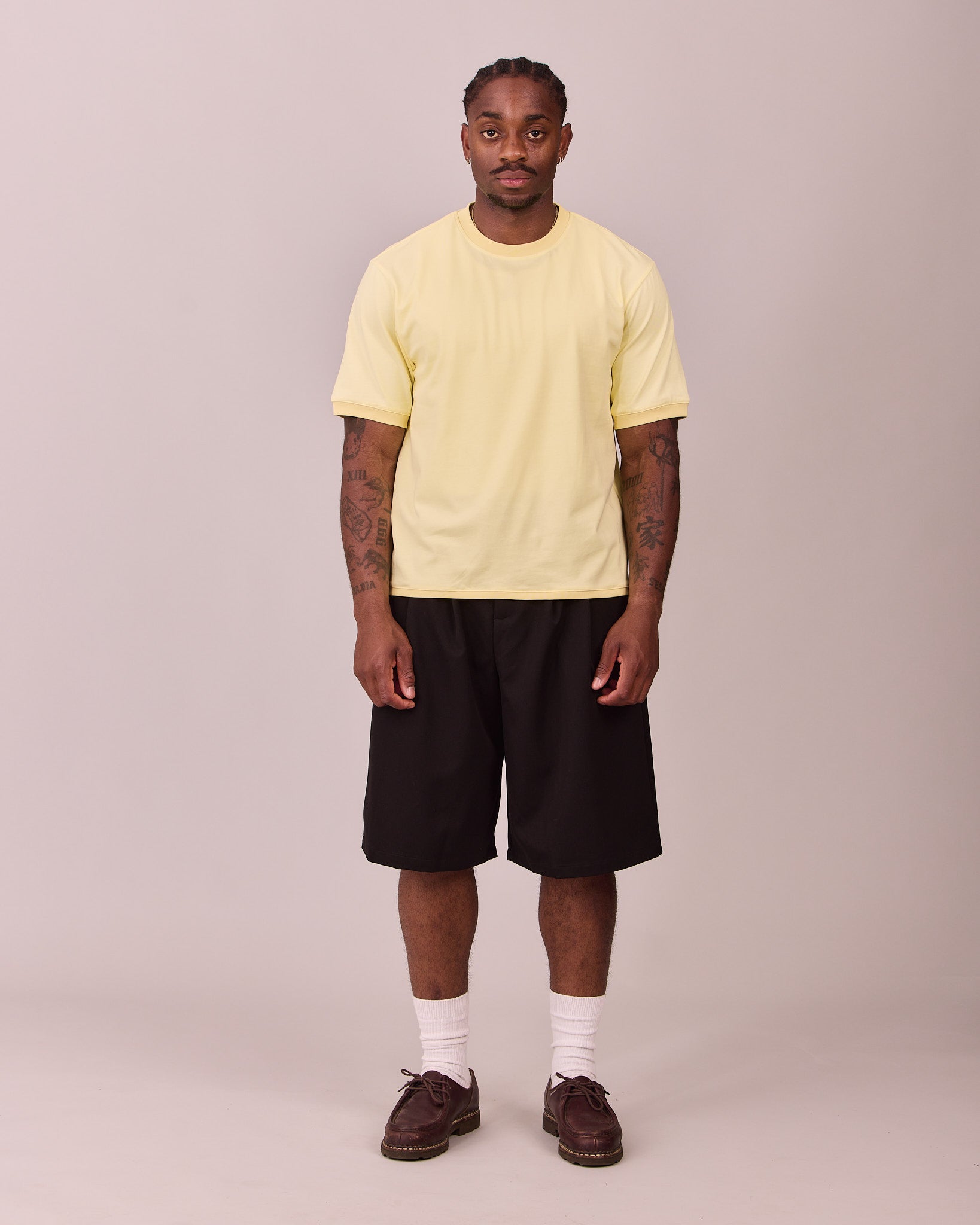 SS Ringer Tee - Butteryellow/Yellow