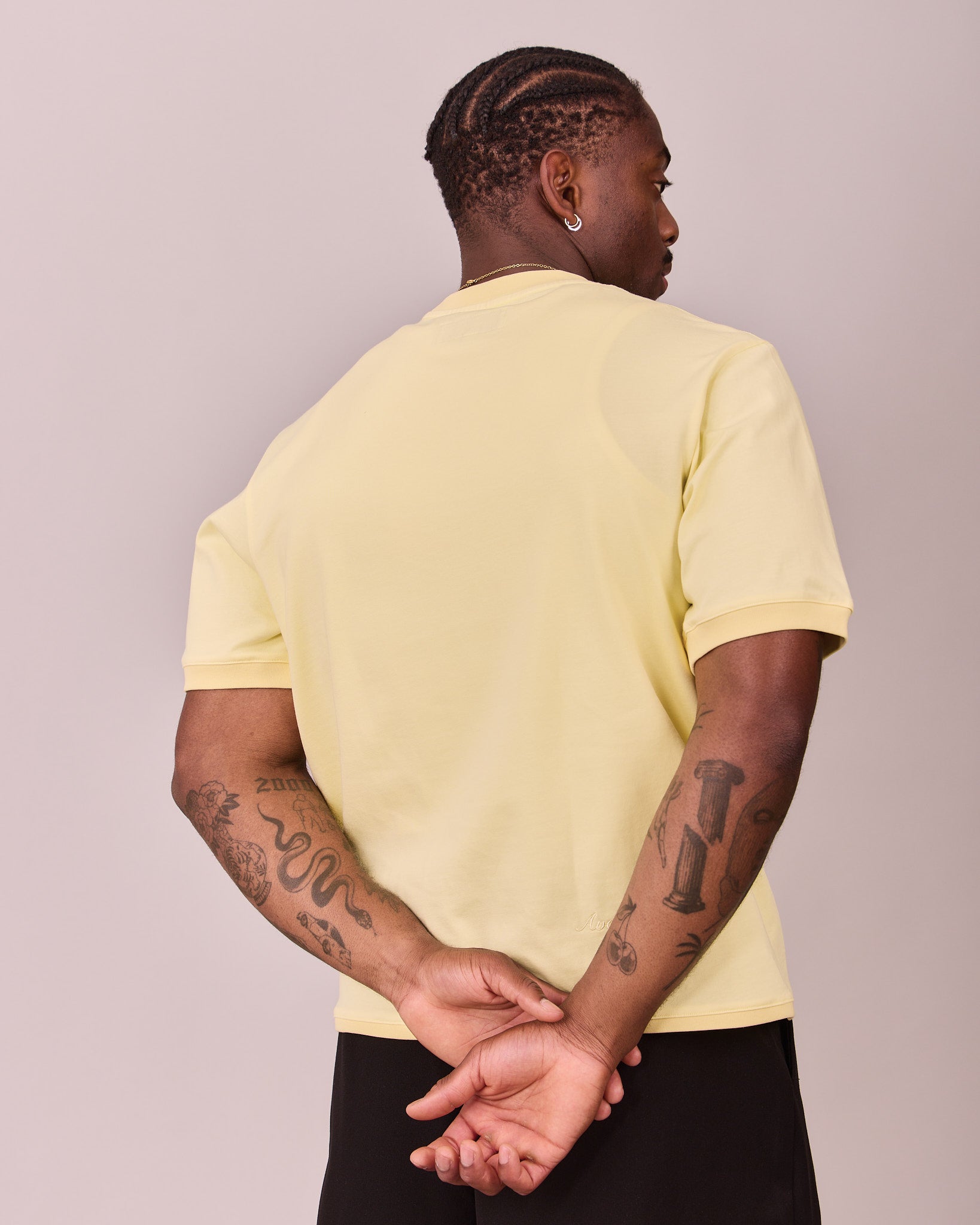 SS Ringer Tee - Butteryellow/Yellow