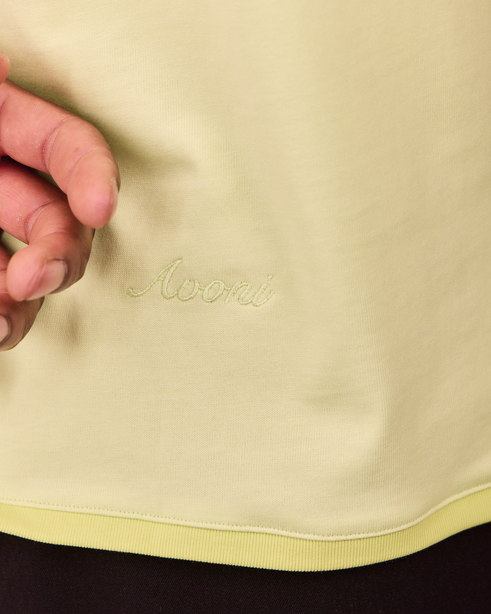 SS Ringer Tee - Lime/Green