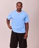 SS Ringer Tee - Blue/Baby Blue