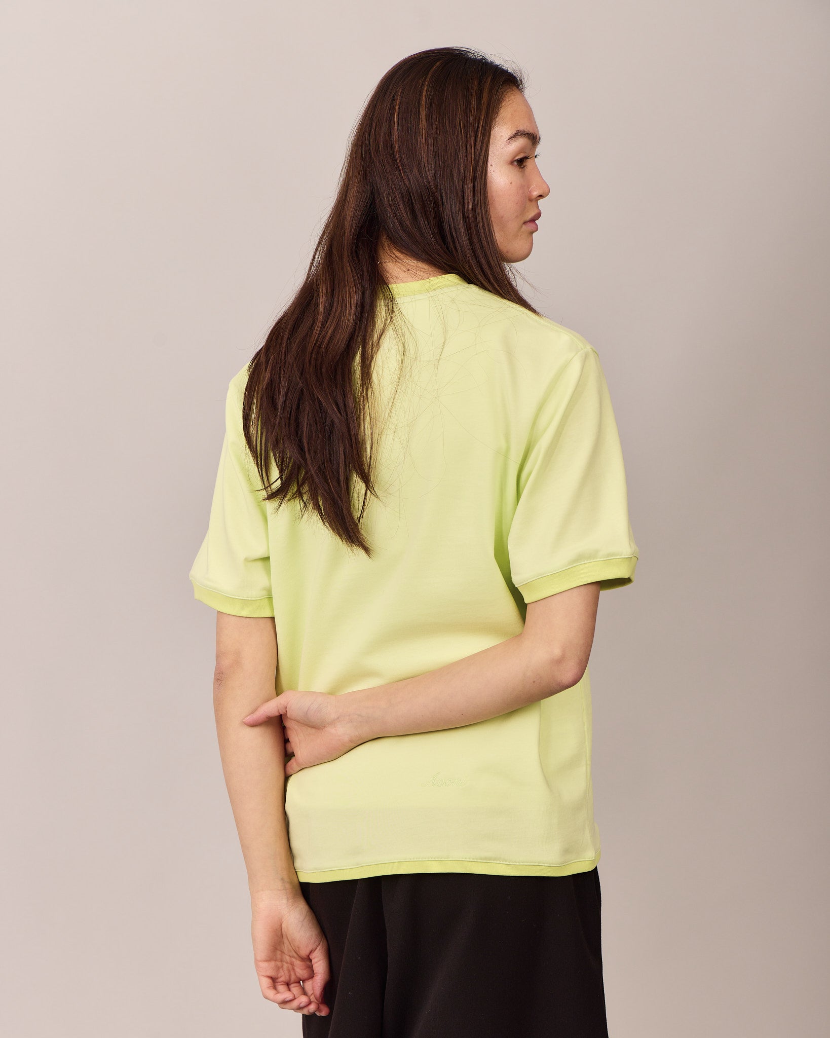 SS Ringer Tee - Lime/Green
