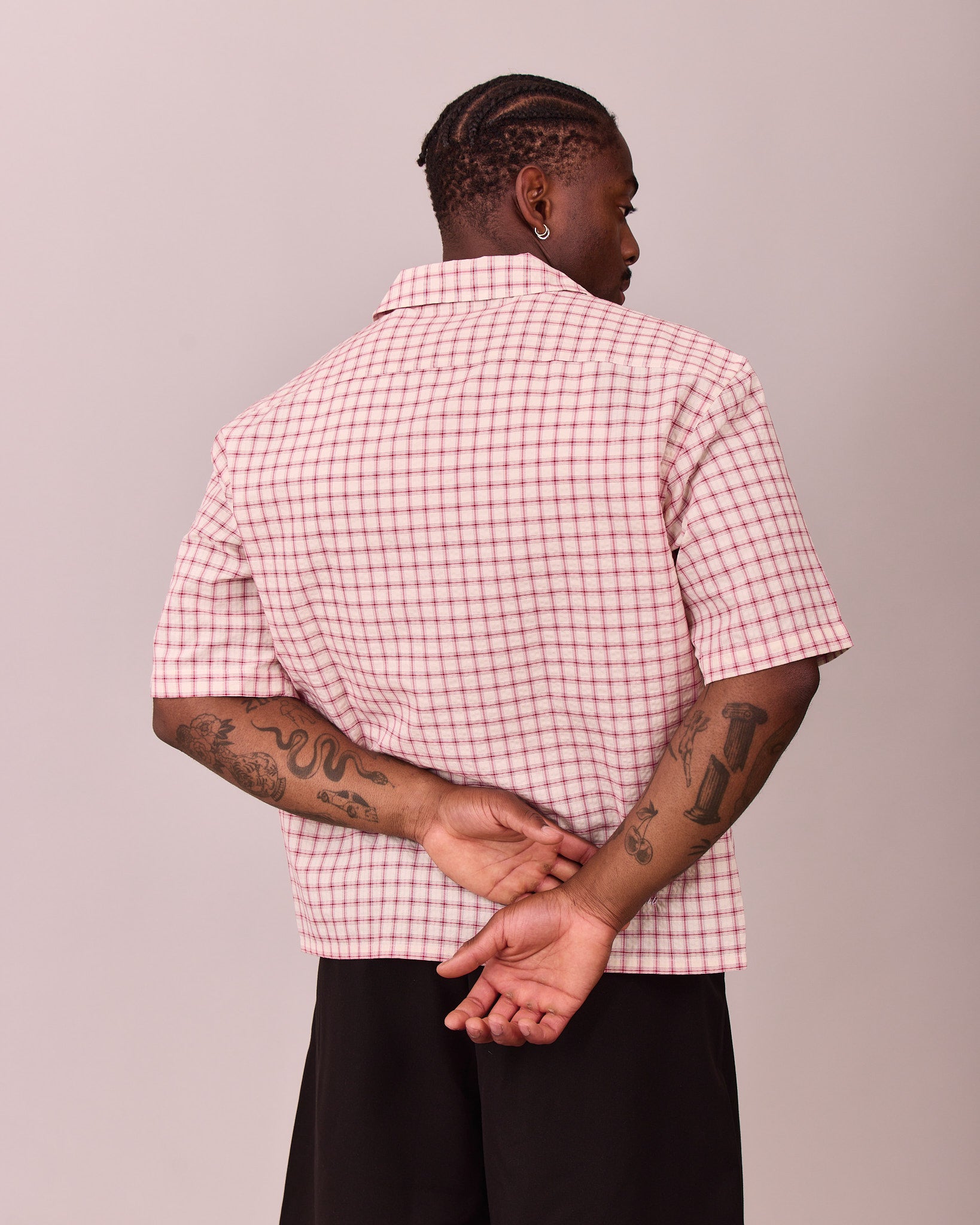 SS Checkered Shirt - Red/White