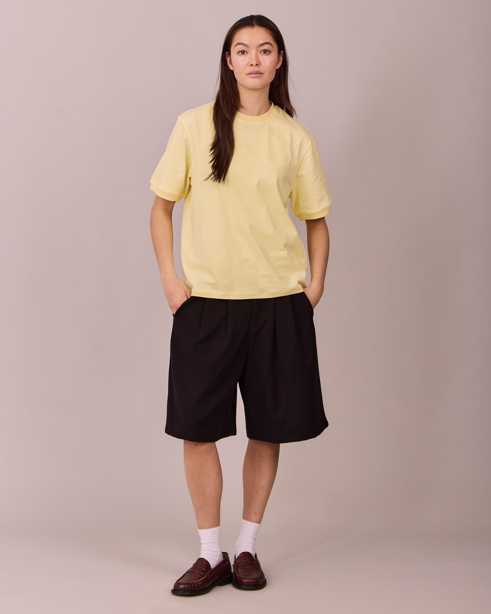 SS Ringer Tee - Butteryellow/Yellow