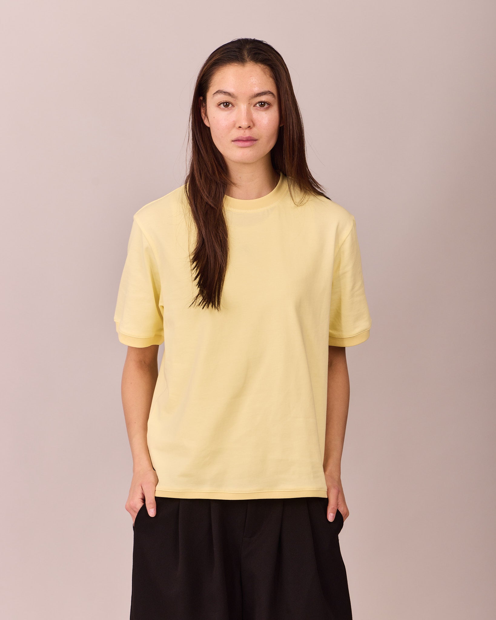 SS Ringer Tee - Butteryellow/Yellow