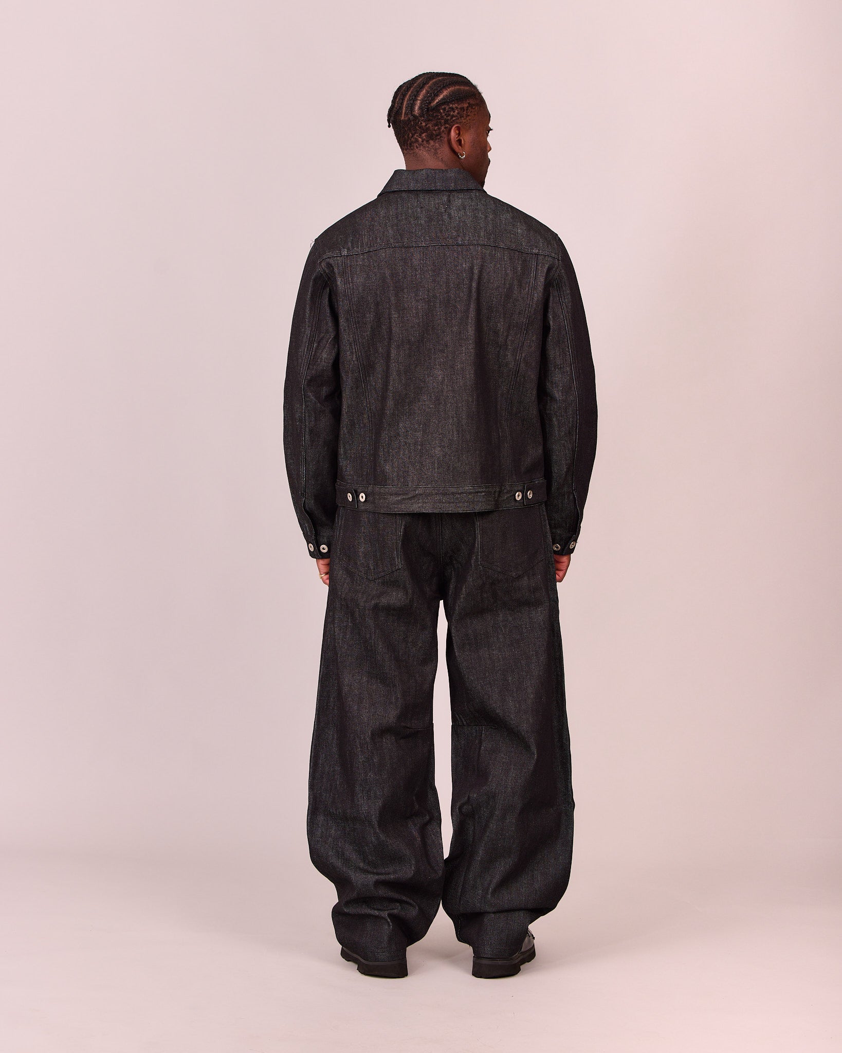 MG x Avoni Slub Selvedge Jacket - Black