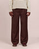 Straight Suit Pants - Brown