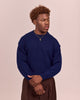 Essential Merino O-Neck Knit- Navy