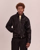 Cow Hide Leather Jacket - Black