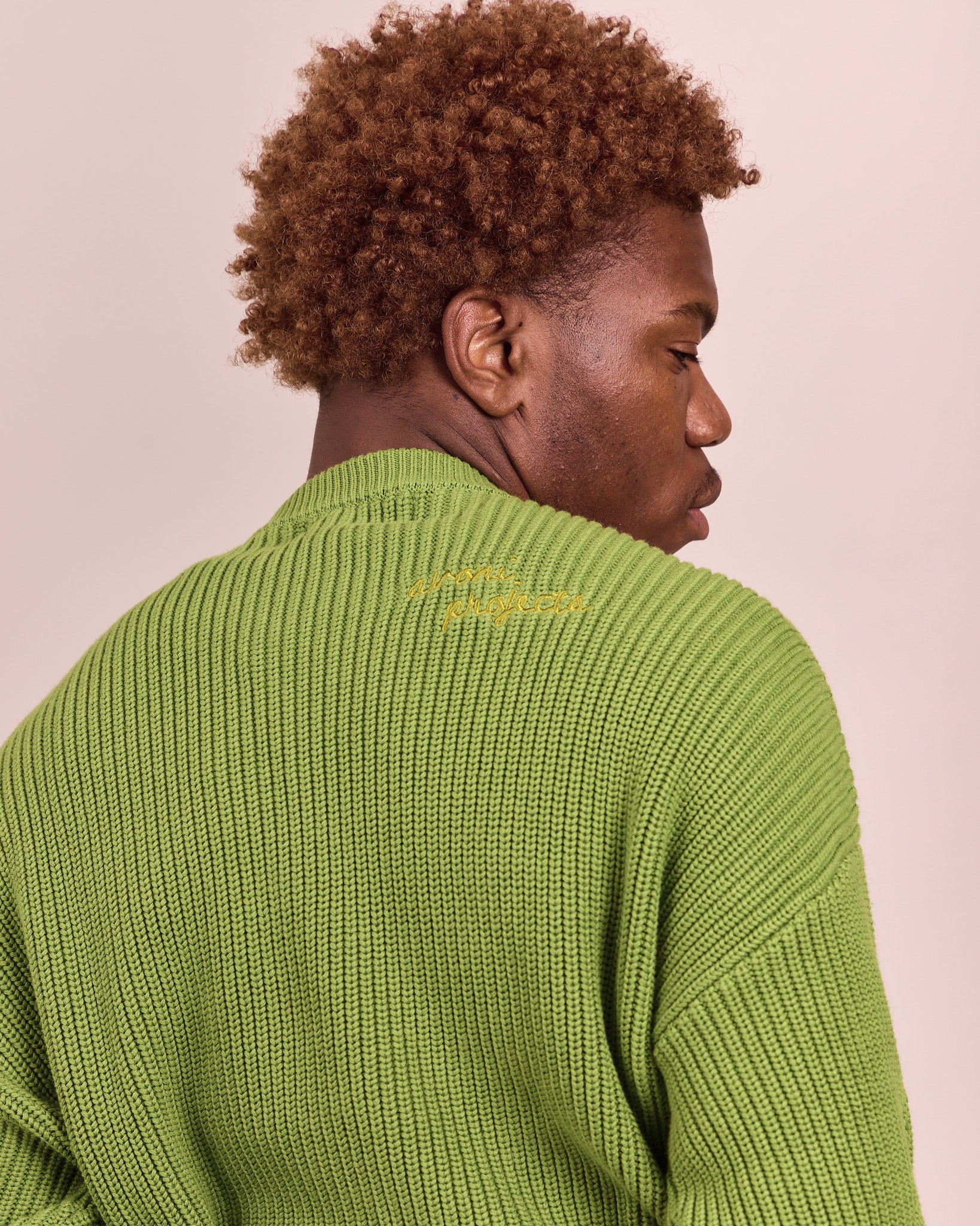 Fisherman O Neck Knit - Green