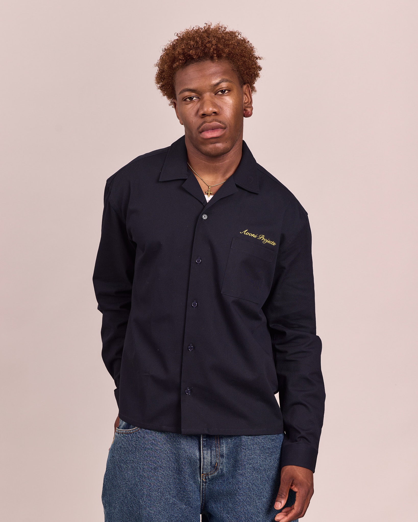 LS Canvas Essential Shirt - Navy Issue 02
