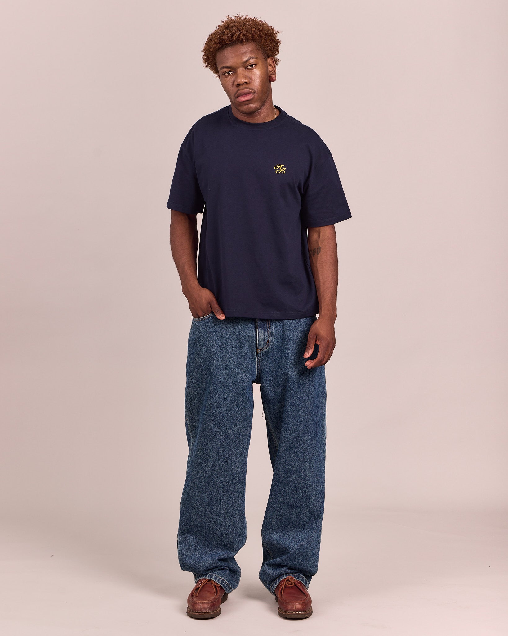 Classic SS Essential Tee - Navy