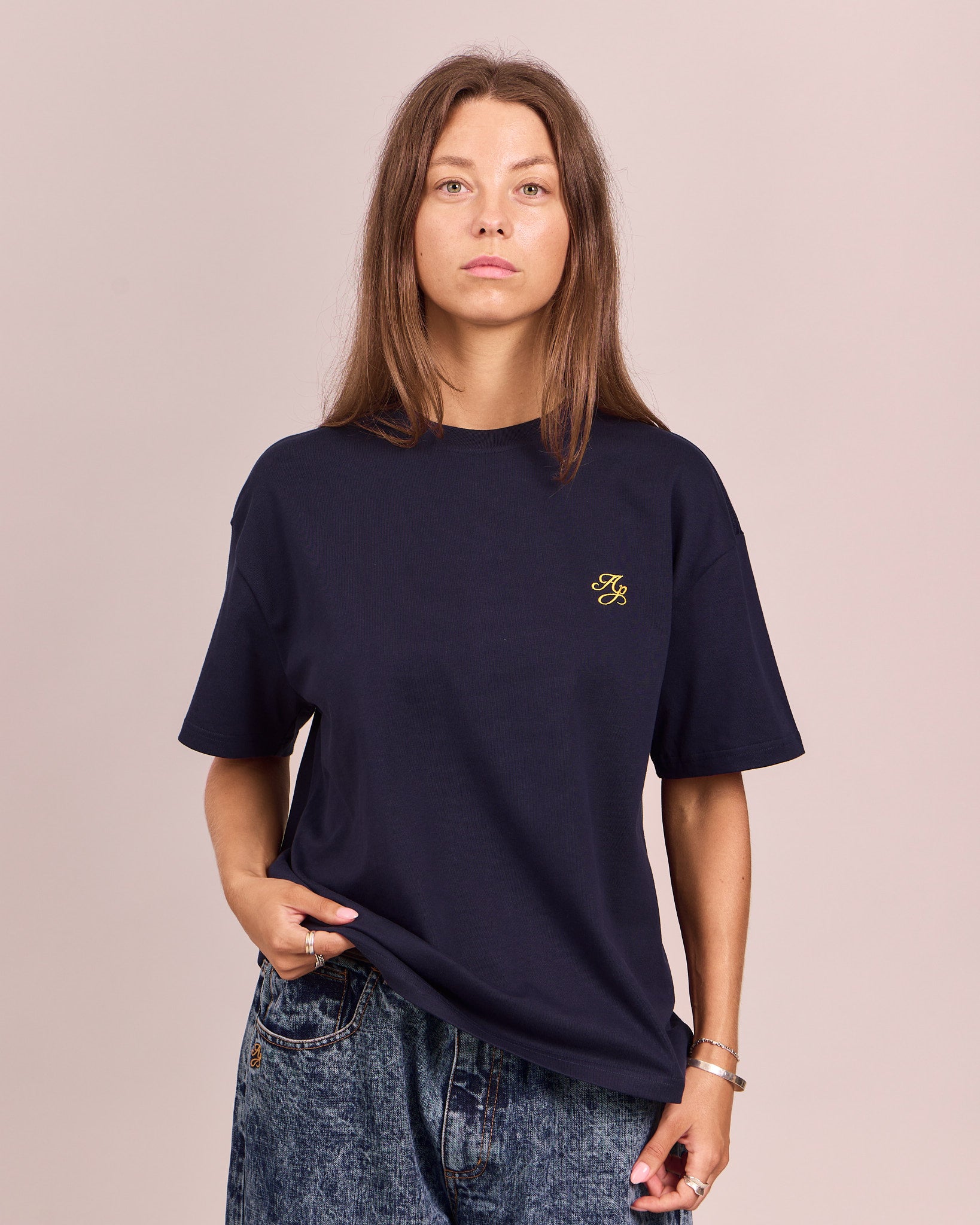 Classic SS Essential Tee - Navy