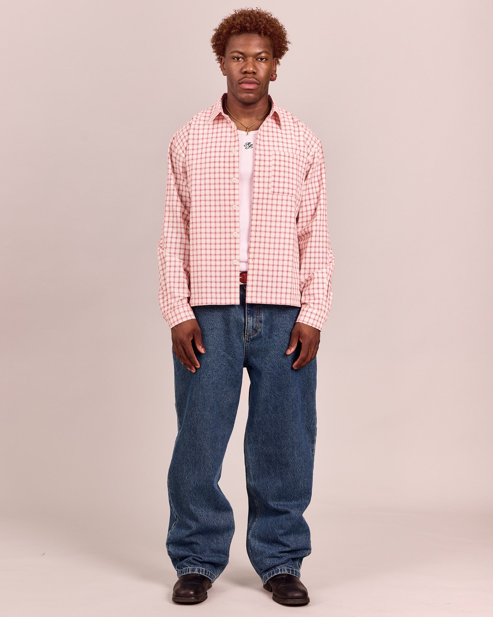 LS Checkered Shirt - Big Red Check