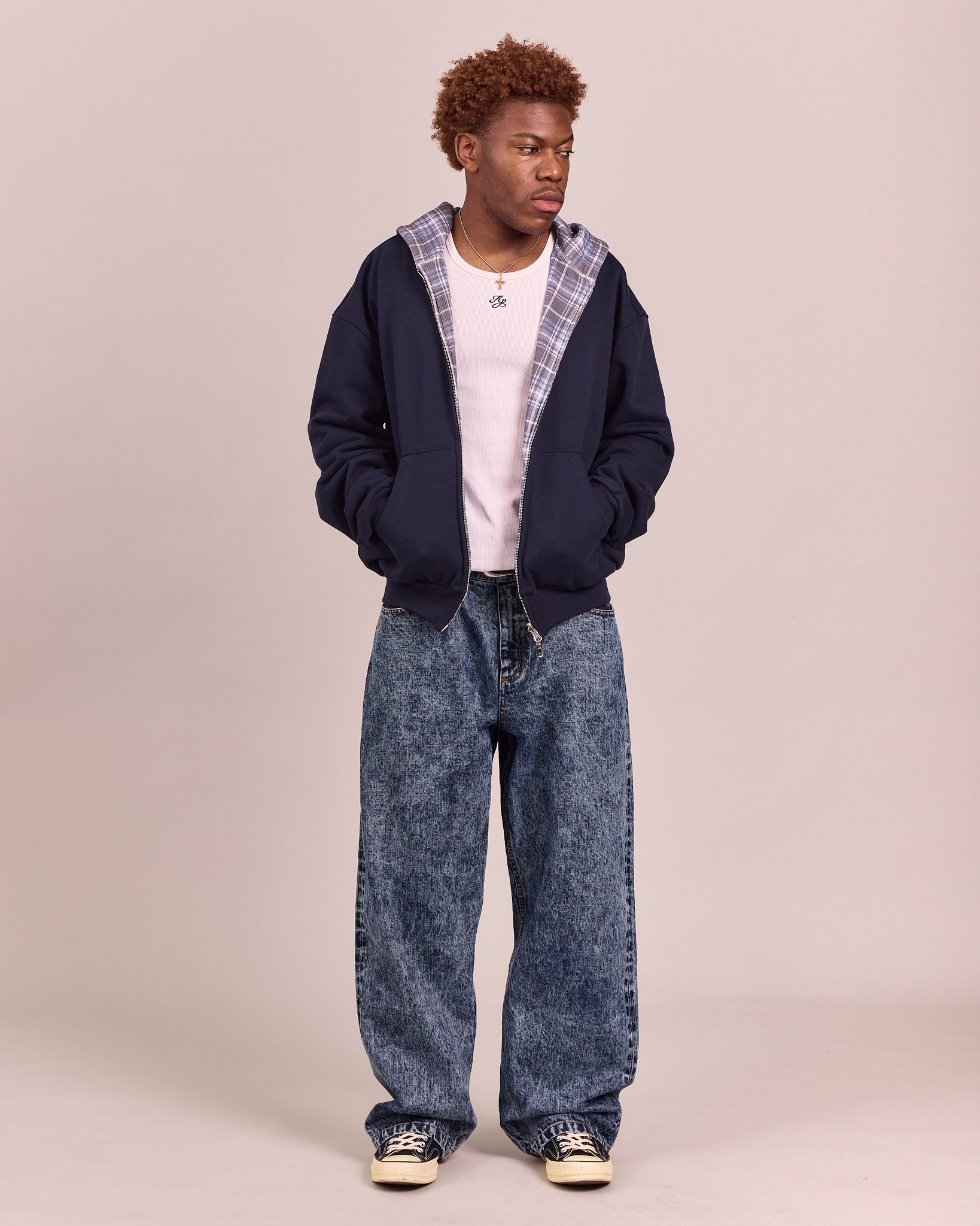 Baggy Jeans - Washed Blue