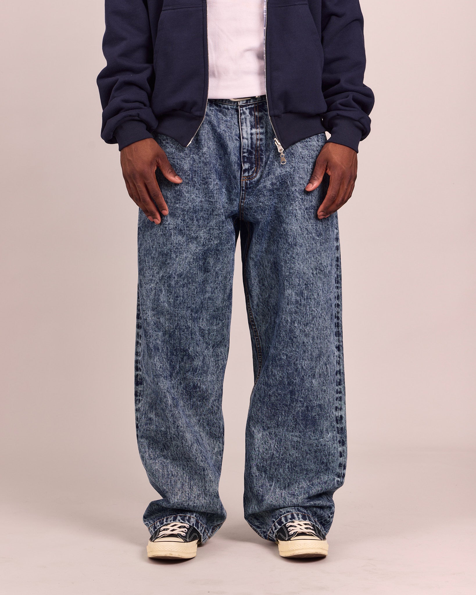 Baggy Jeans - Washed Blue