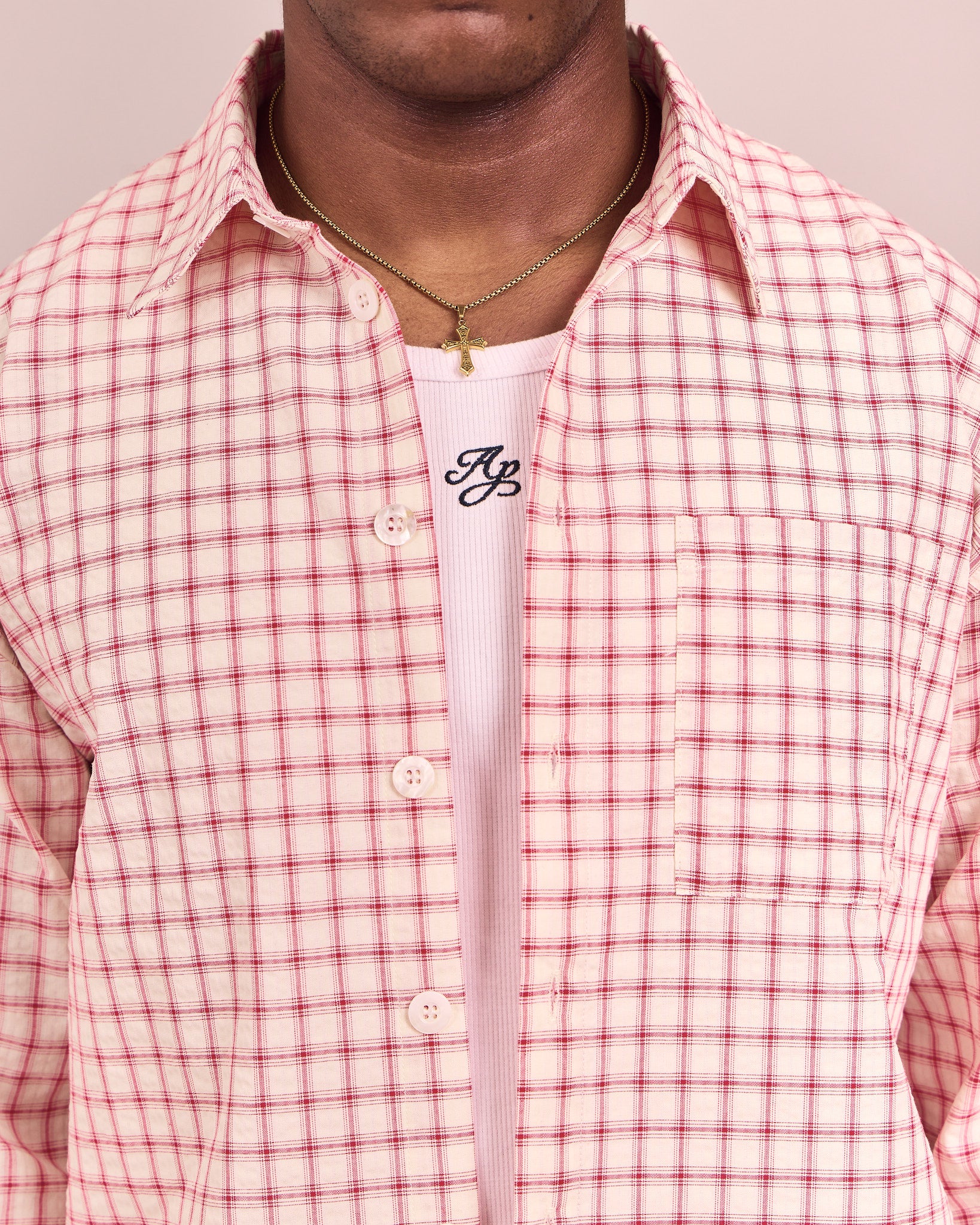 LS Checkered Shirt - Big Red Check