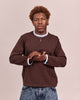 LS Ringer Tee - Brown/Baby Blue