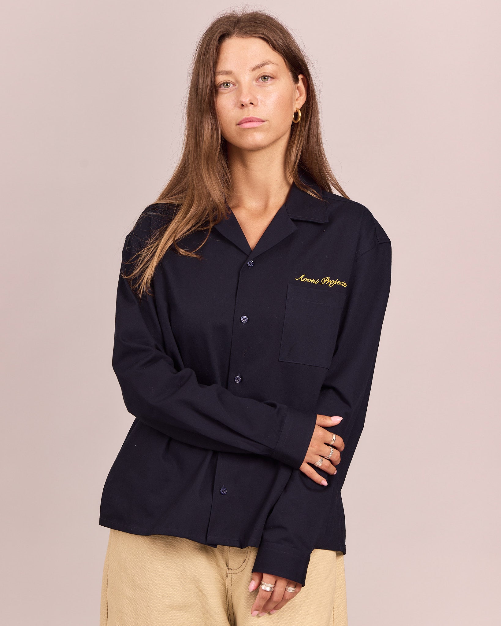 LS Canvas Essential Shirt - Navy Issue 02