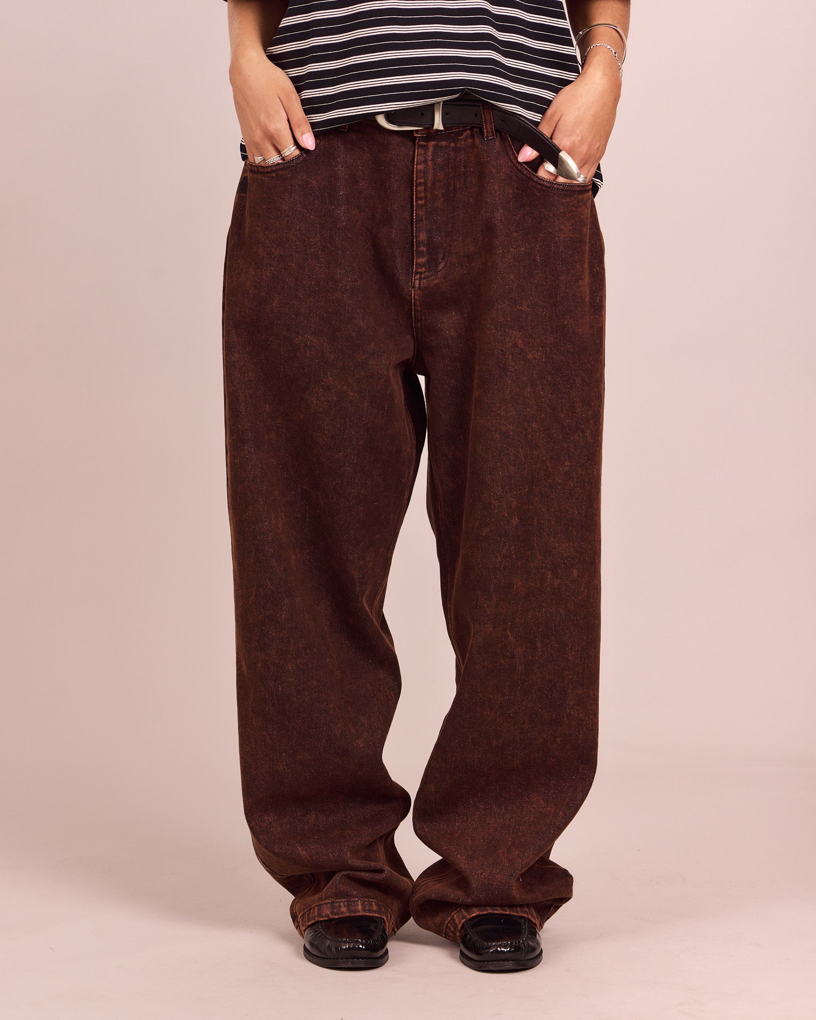 Baggy Jeans - Mahogany