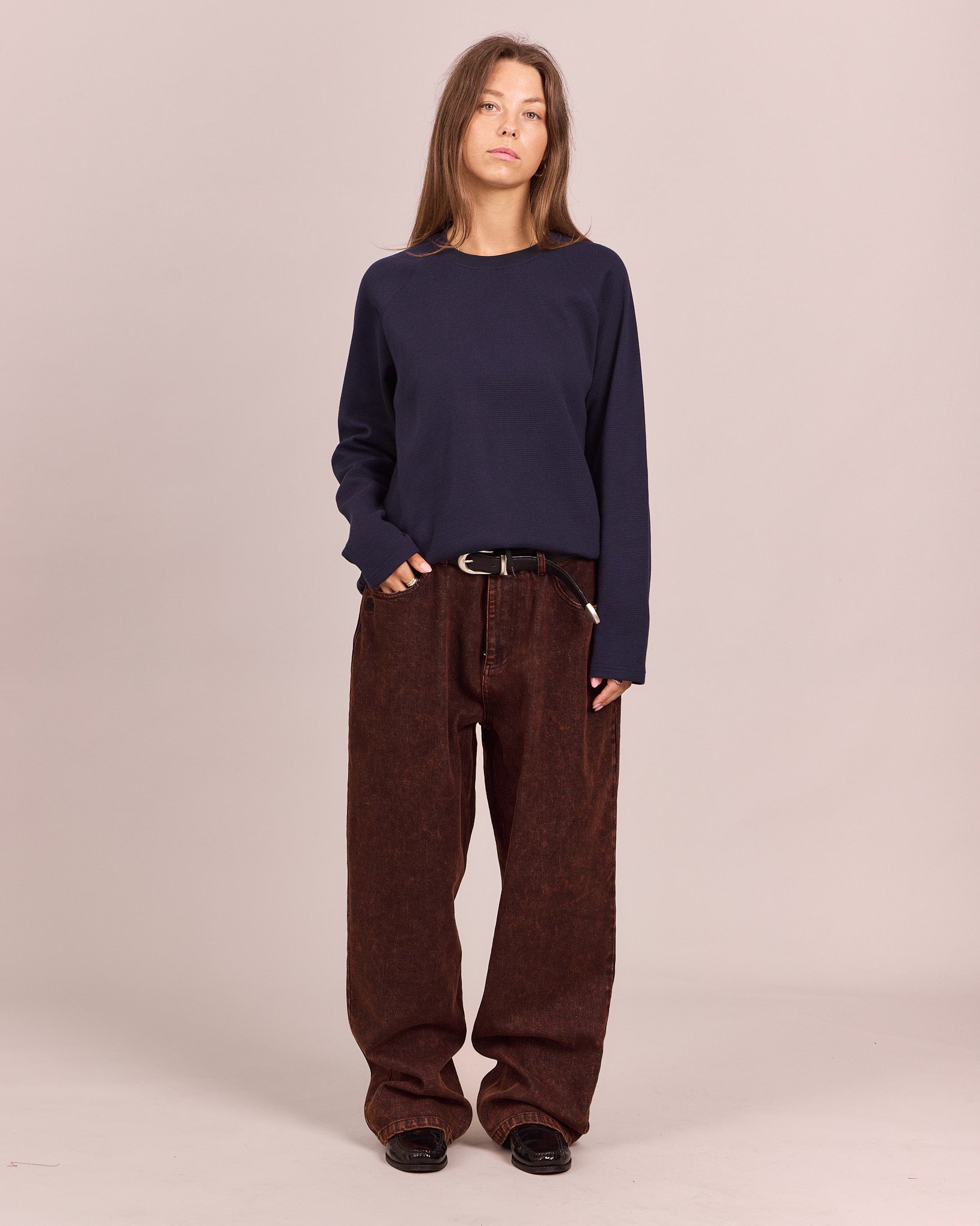 Baggy Jeans - Mahogany