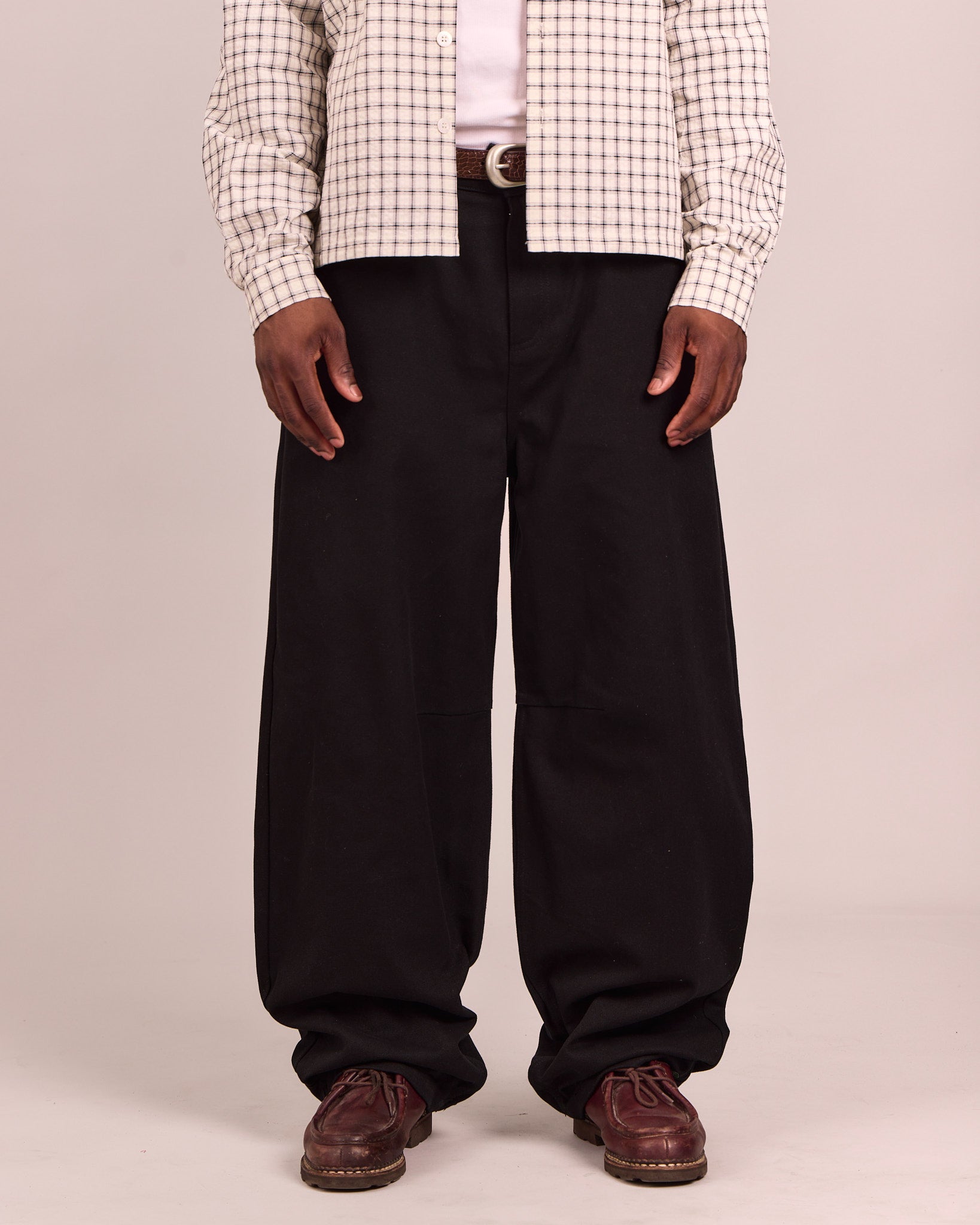 Baggy Duck Dart Jeans - Black