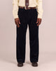 Straight Corduroy Pants - Navy