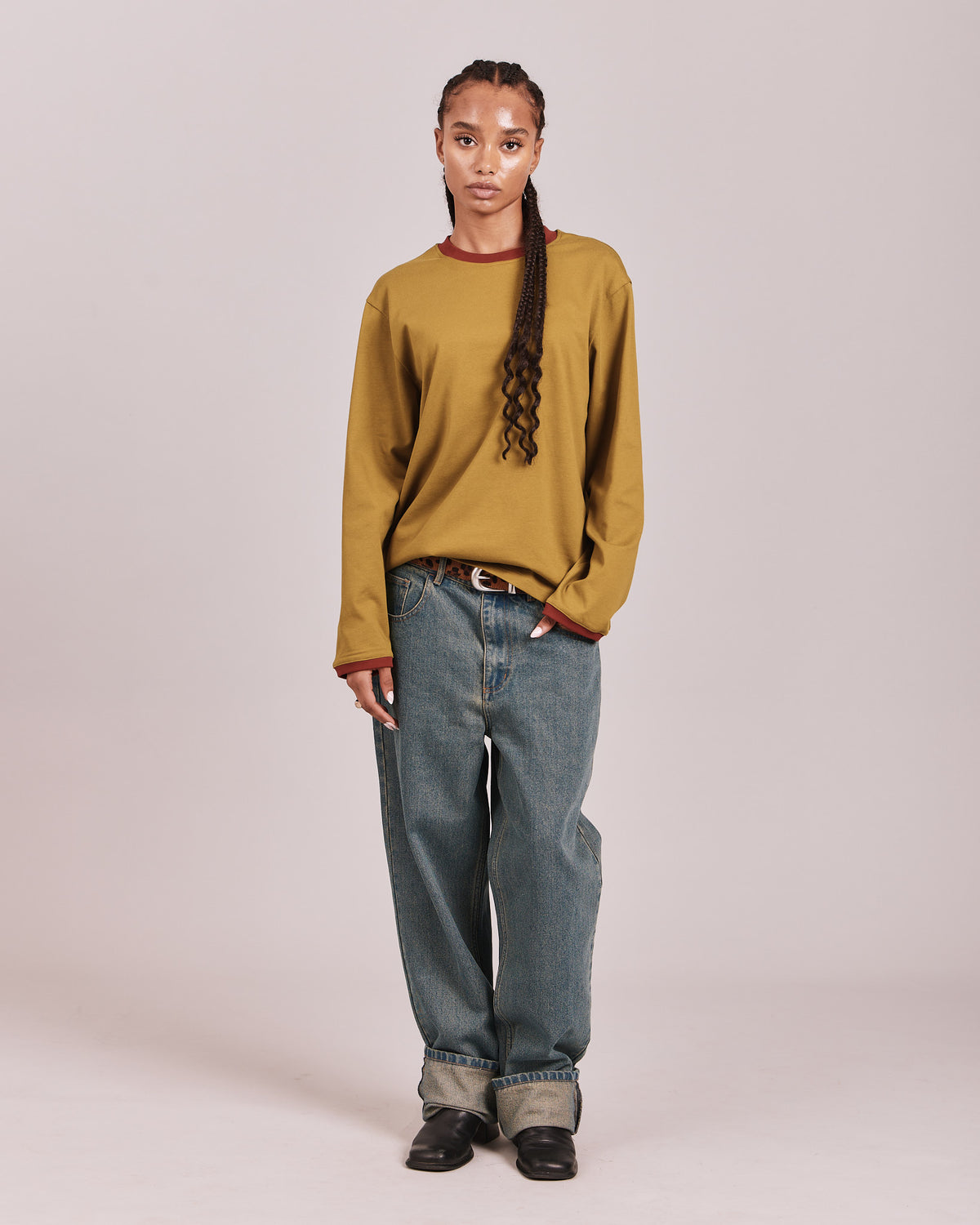 Straight Cut Jeans - Dark Vintage