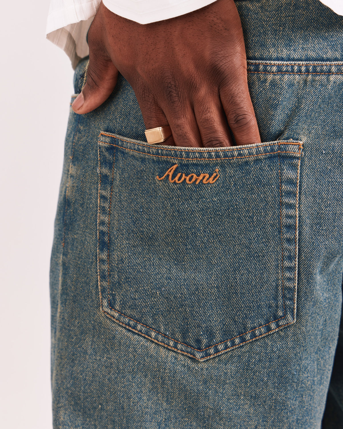 Straight Cut Jeans - Dark Vintage