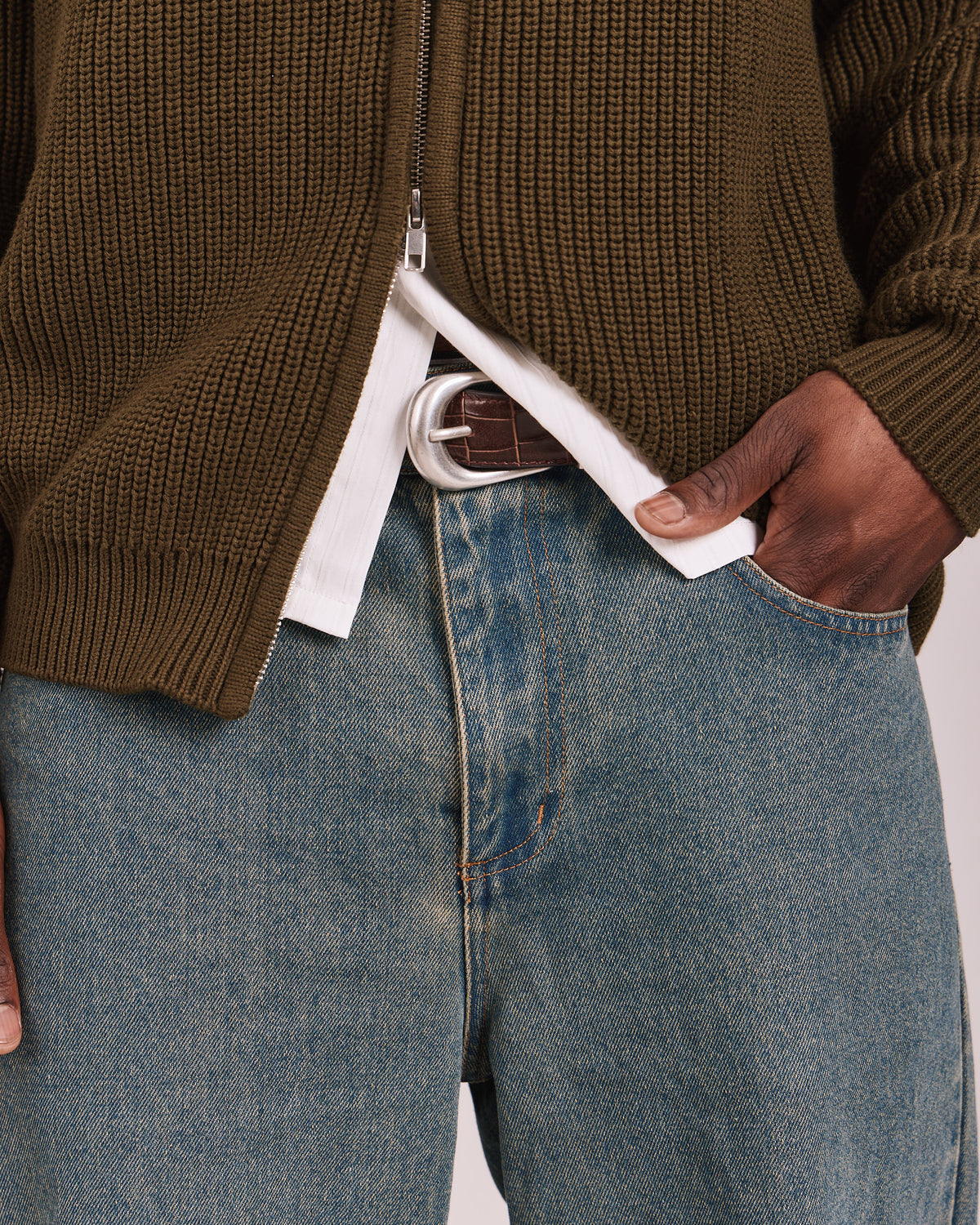 Straight Cut Jeans - Dark Vintage