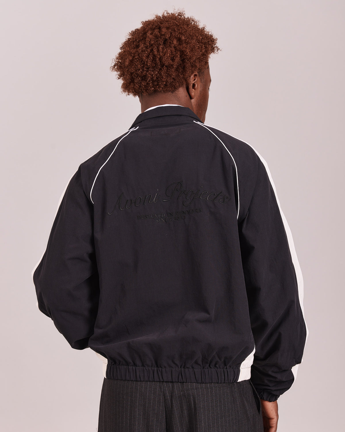 Essential Track Jacket - Black/Off White