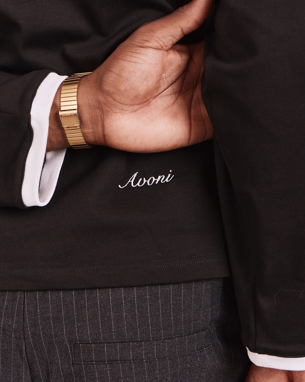 LS Ringer Tee - Black/White