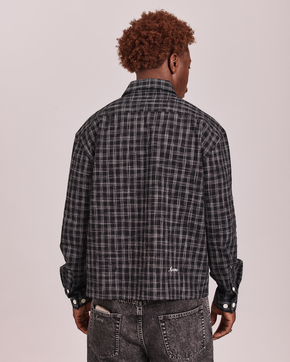 LS Checkered Shirt - Black/White