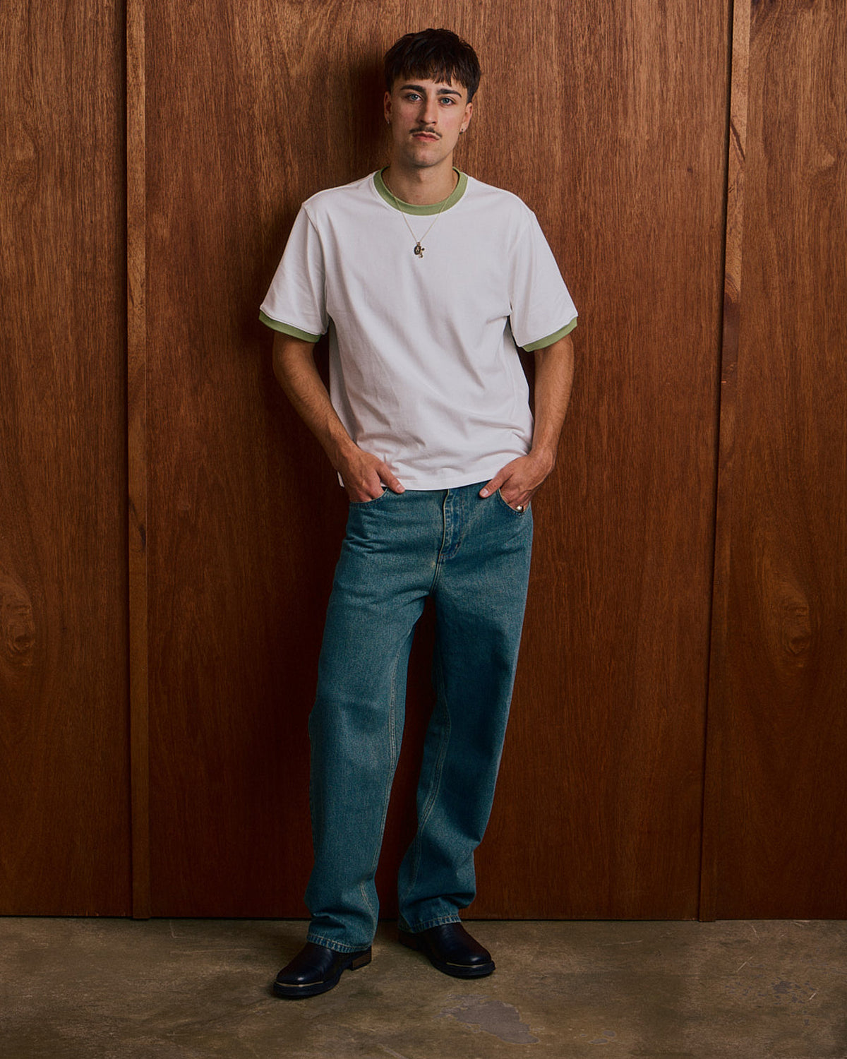 Straight Cut Jeans - Dark Vintage
