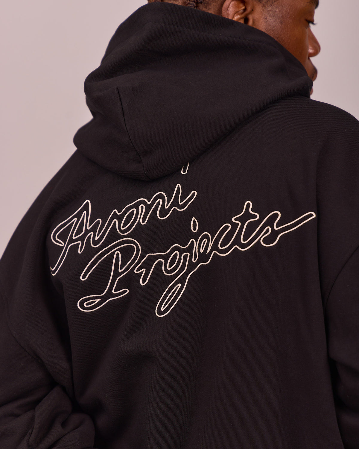Essential Zip Hoodie - Black
