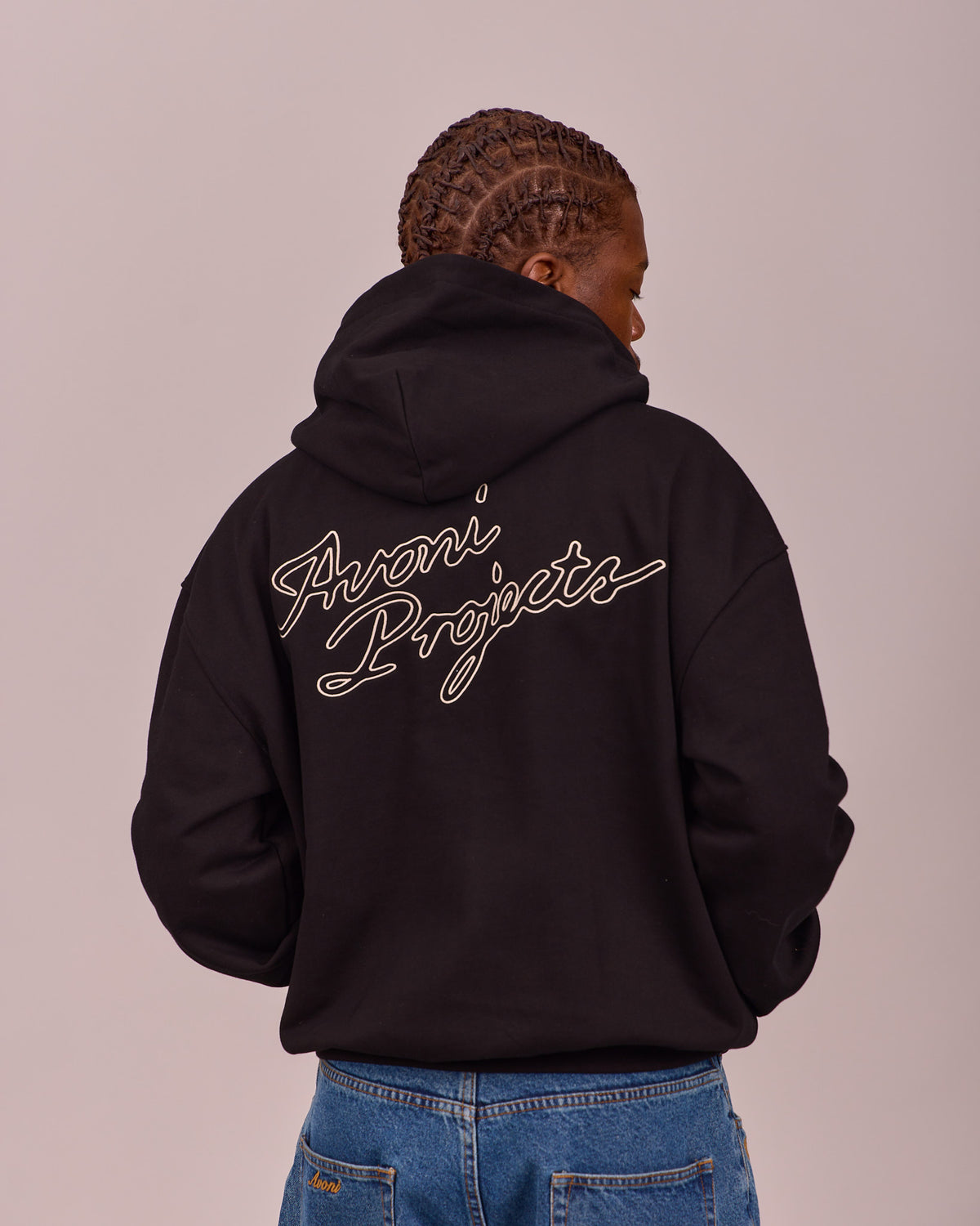 Essential Zip Hoodie - Black