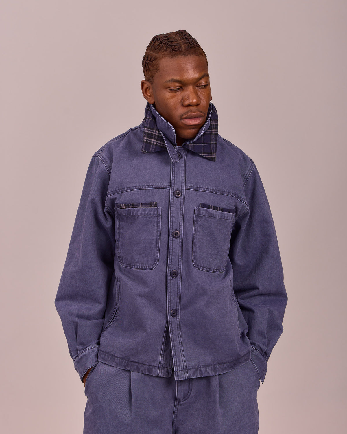 Chore Jacket - Washed Navy