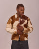 Cow Leather Jacket - Cow Hair