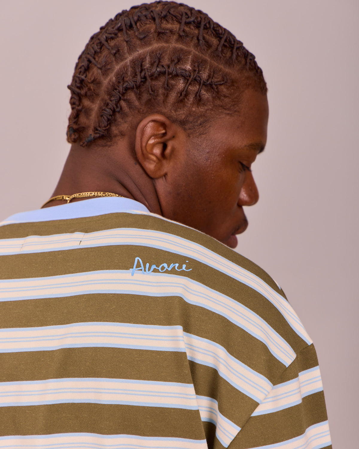 LS Classic Tee - Green/Baby Blue