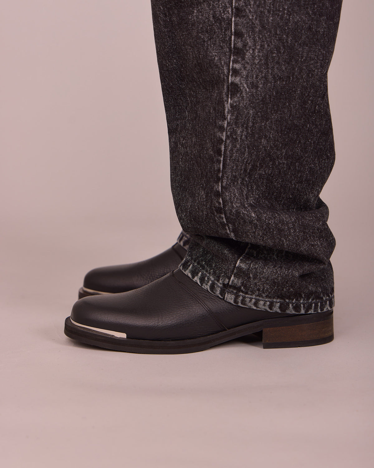 Leather Boots - Black