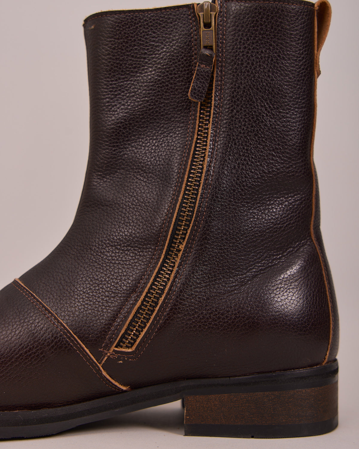 Leather Boots - Dark Brown