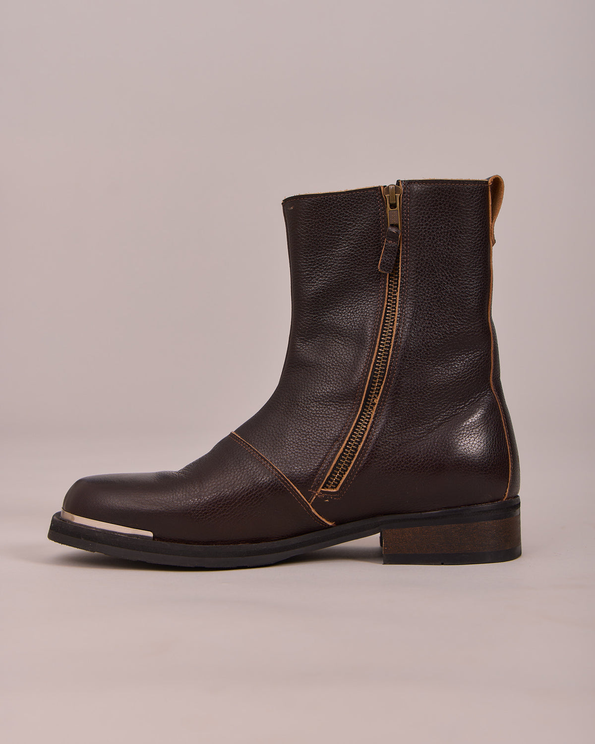 Leather Boots - Dark Brown