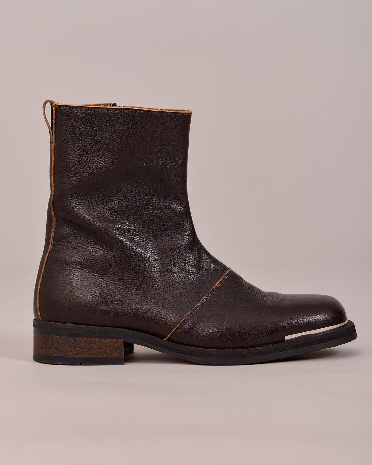 Leather Boots - Dark Brown