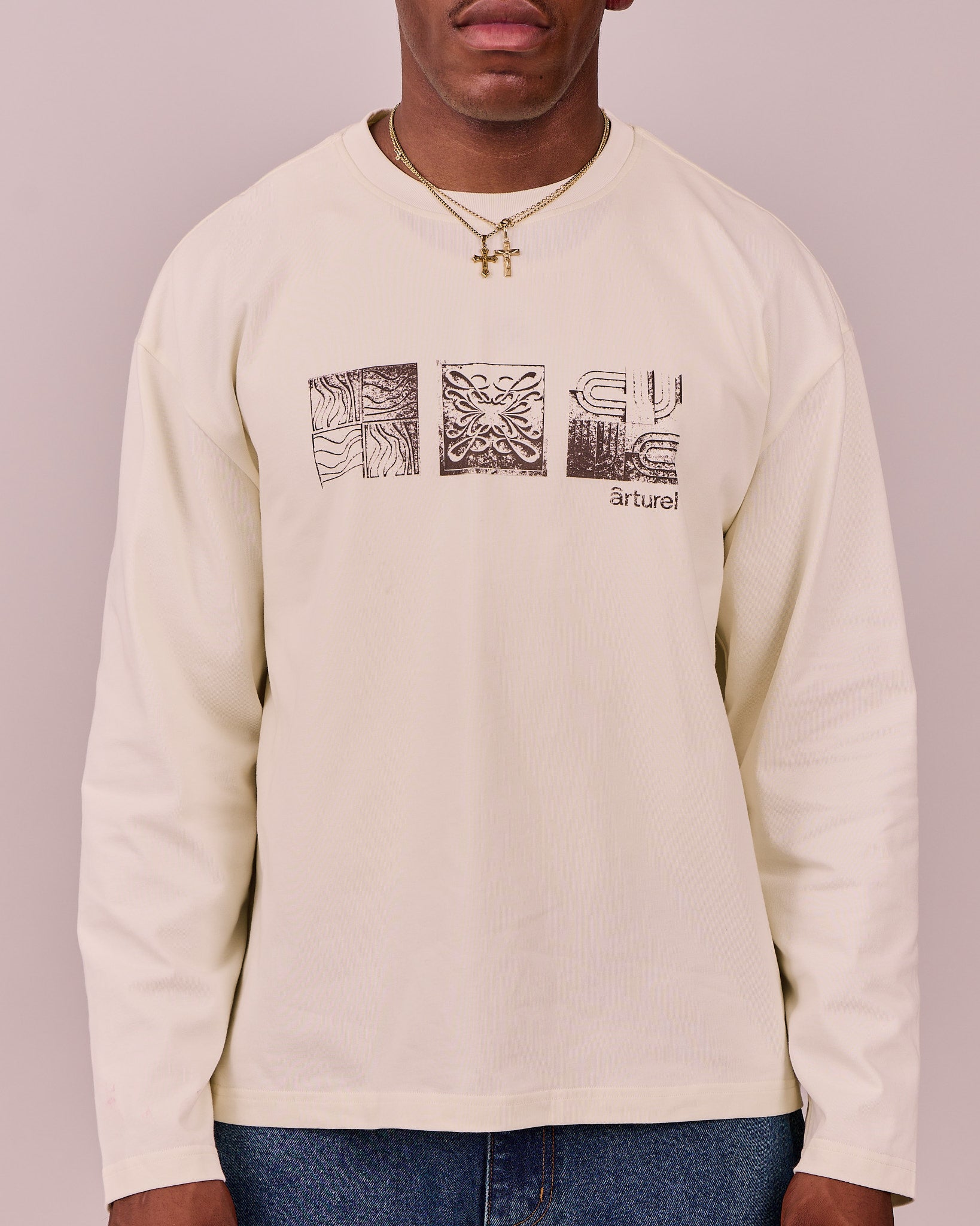 LS Classic Art Tee - Marshmallow